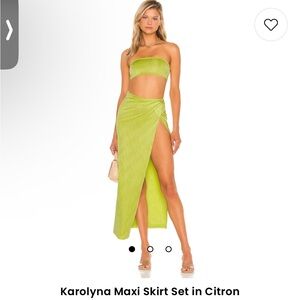 Super down lime green set